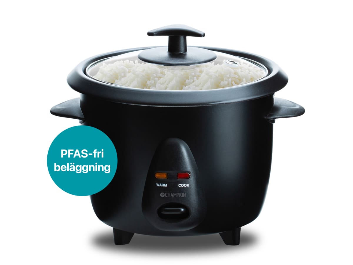 Riskokare Mini Ceramic 0,6L 300W RK400 Svart