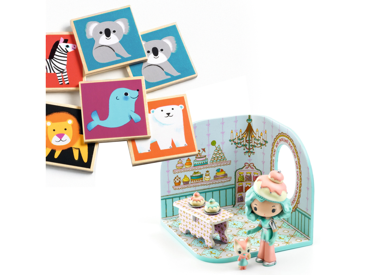 Memoryspel & Charlie tinyshop 