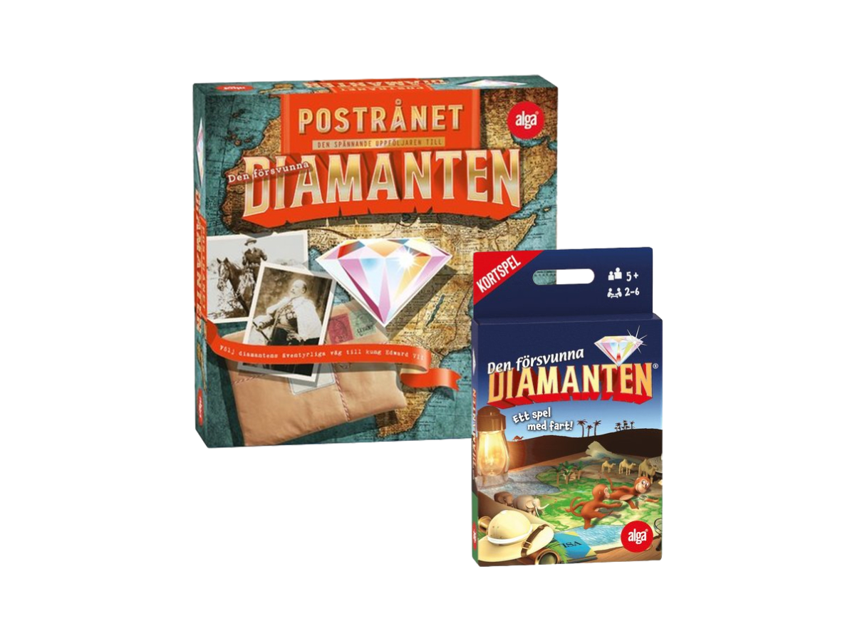 Den försvunna diamanten: Kortspel & Postrånet