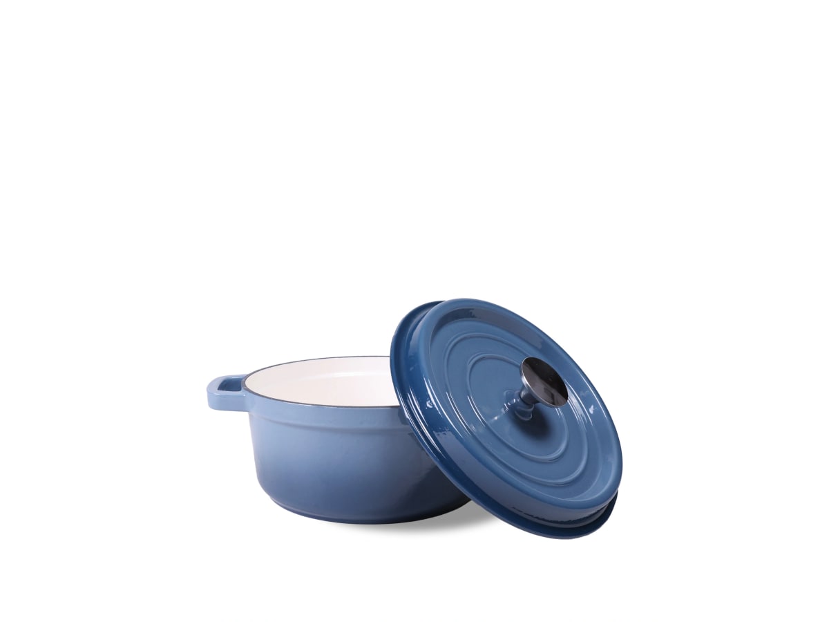 YoKama Gjutjärnsgryta - Stenblå