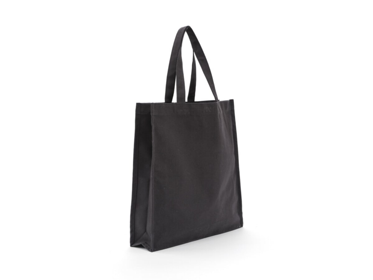 Tote Bag 450 GSM - Ekologisk Bomull Svart/Grå