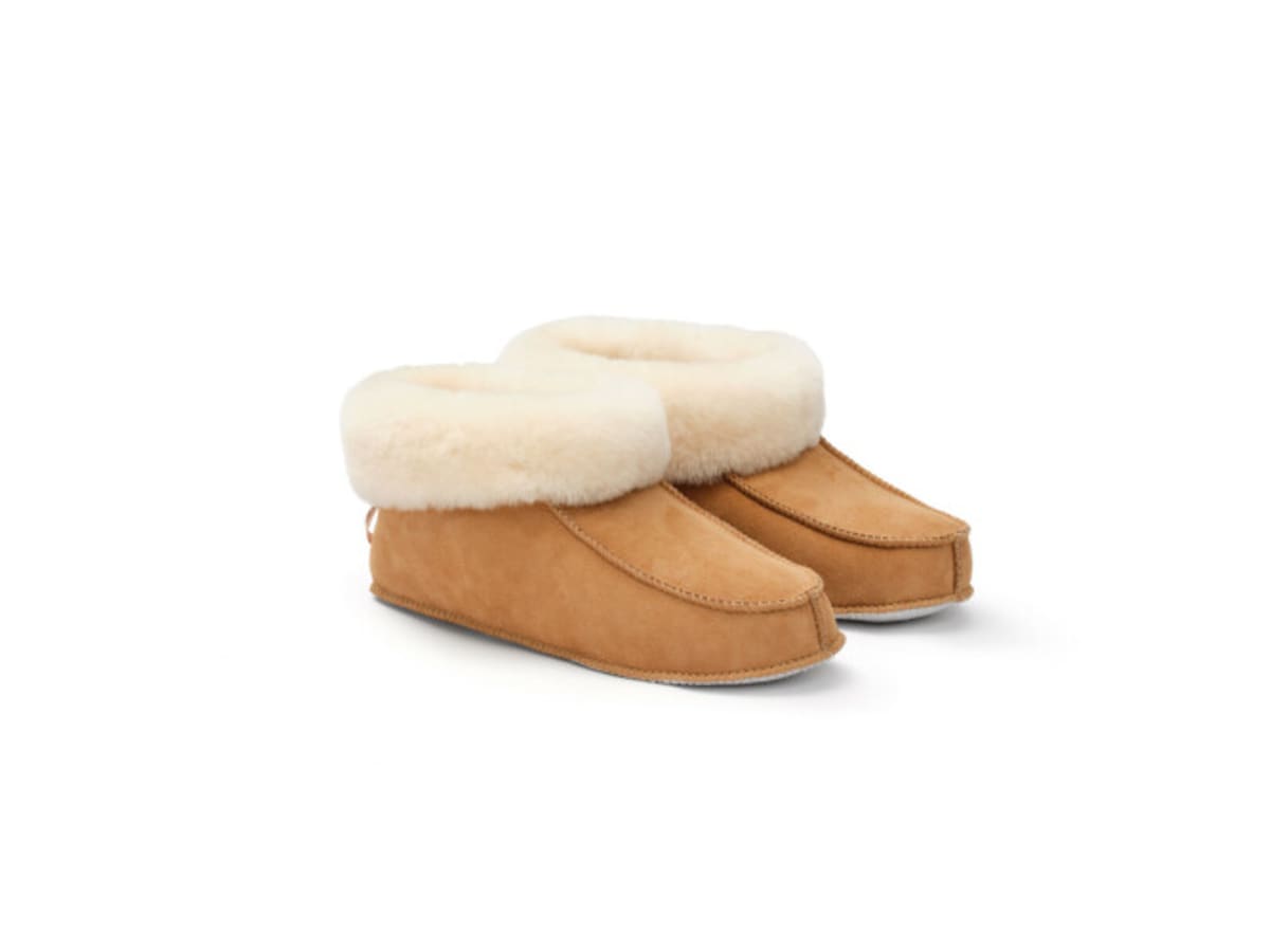 Fårskinnstoffla - Mouton Beige 
