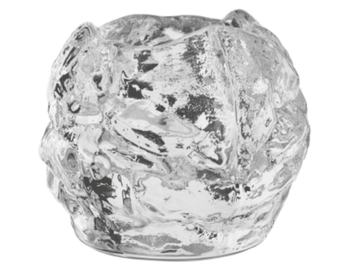 Snöboll ljuslykta h 60mm