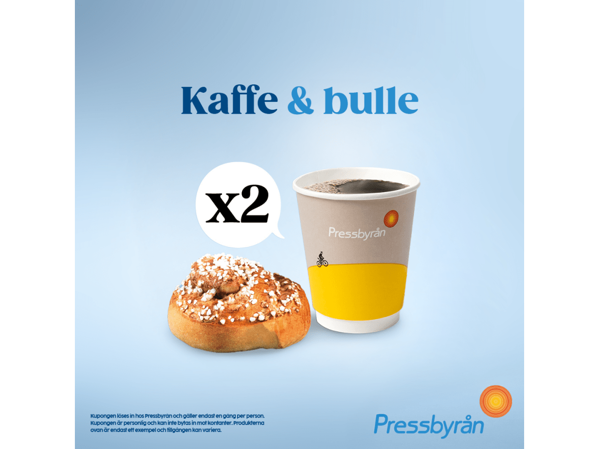 Kaffe & bulle x2