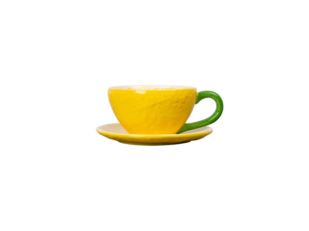 Cup and plate Lemon 