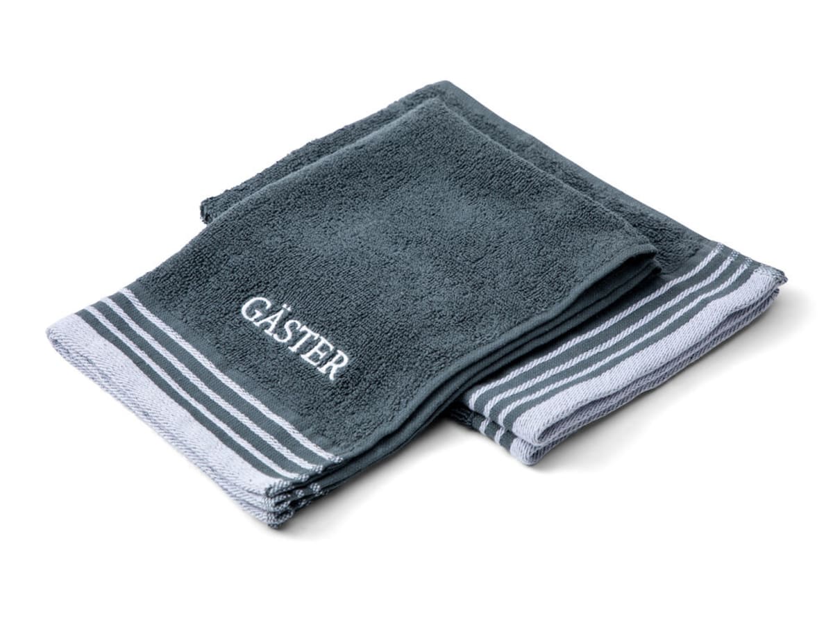 2-pack GÄSTER Mörkgrå