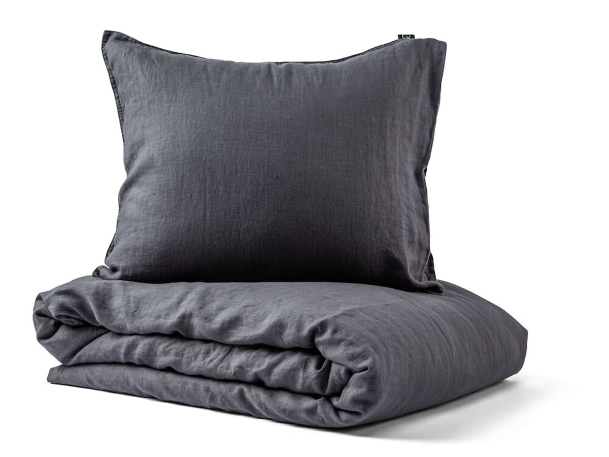 Bäddset Linnea Mörkgrå 230x220