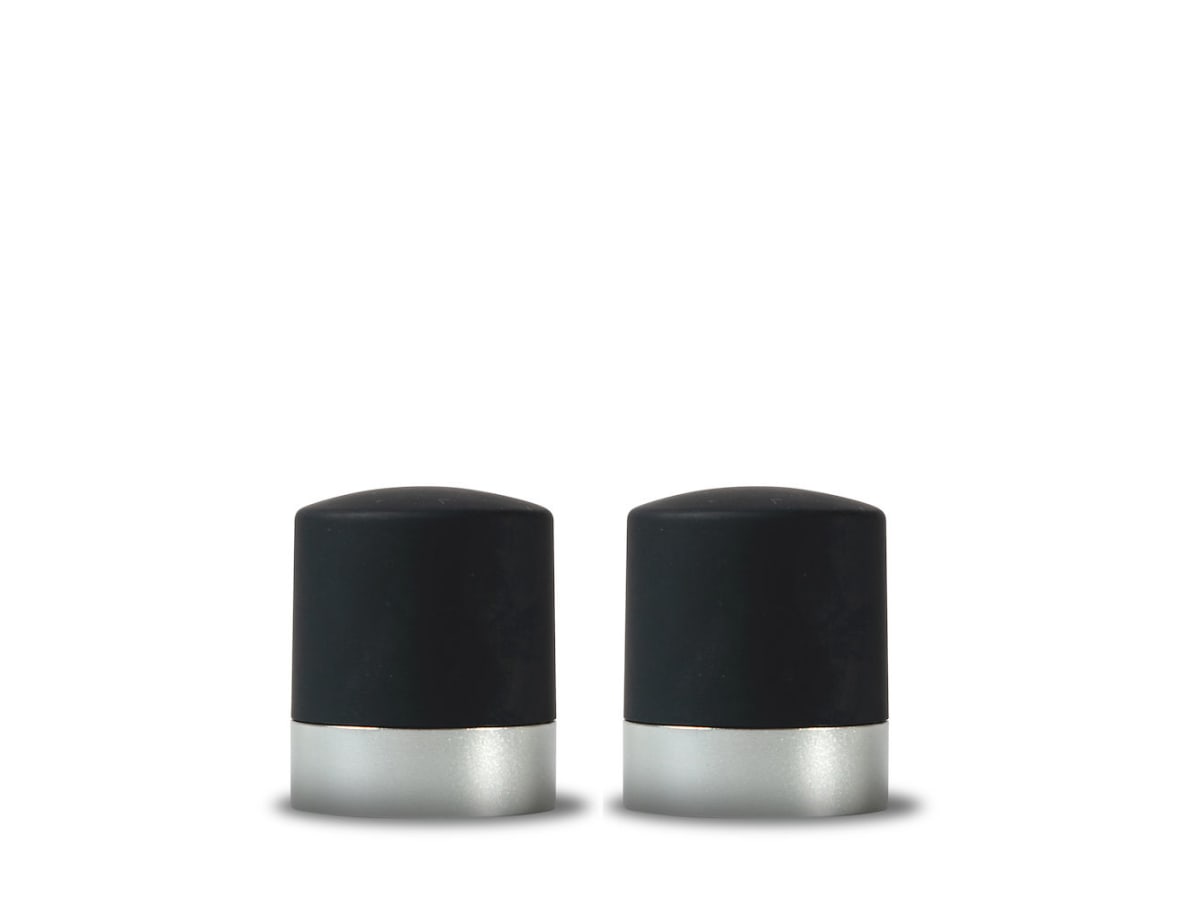 Axel vin- och champagnekork 2-pack, svart/silver