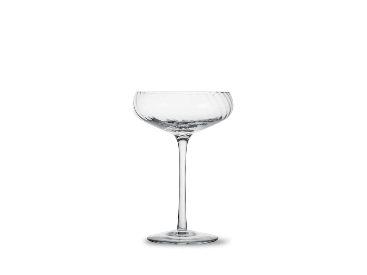 Champagne saucer Opacity Clear