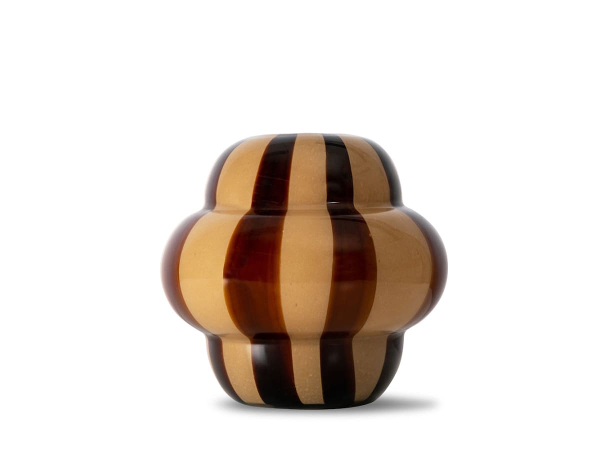 Vase Curlie Brown/beige