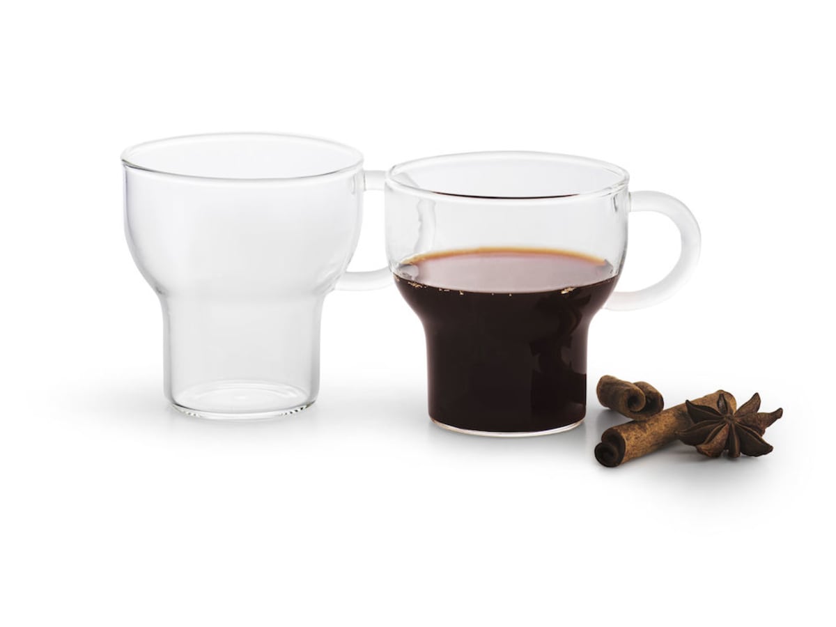 Glasmugg liten, 2-pack