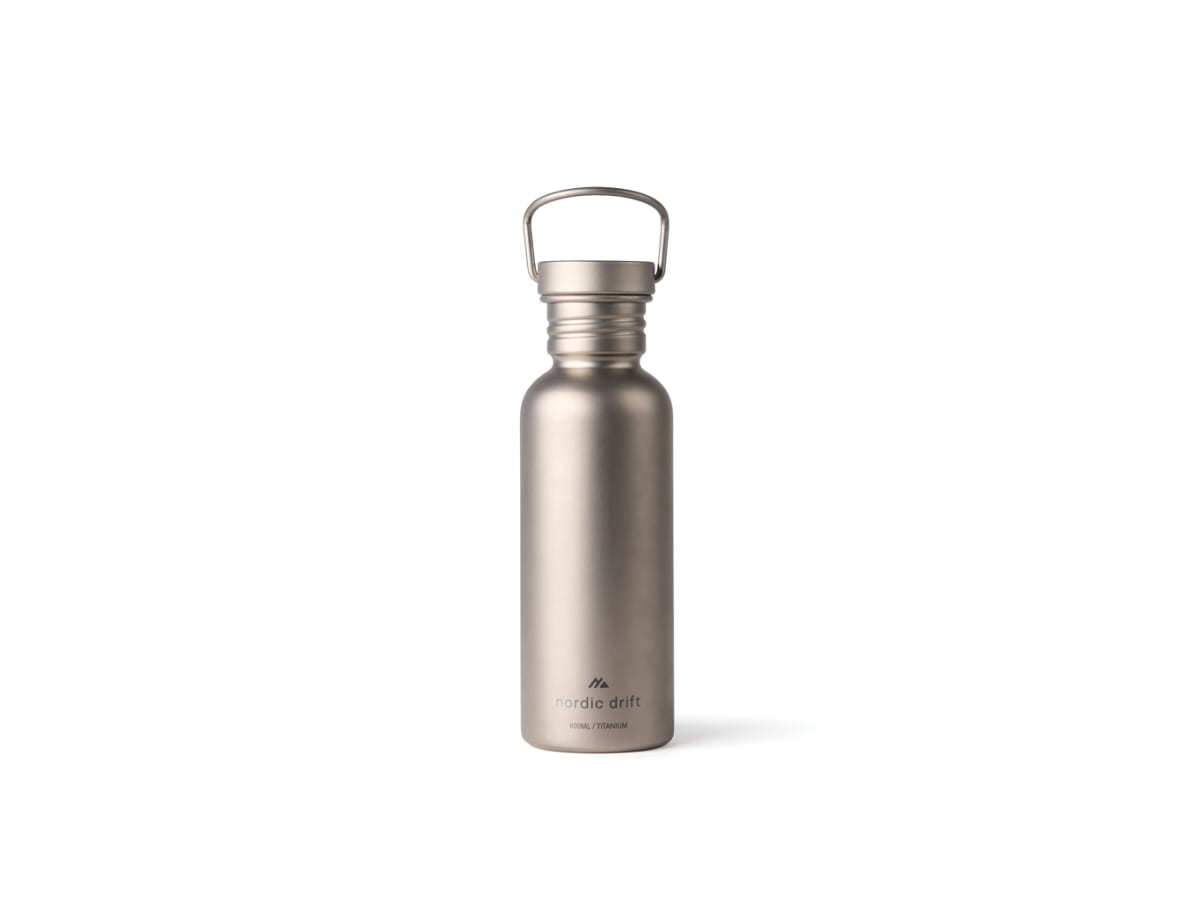 Nordic Drift Trail Light Titanium vattenflaska 600 ml