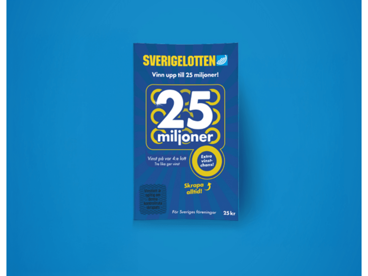 1 st Sverigelotten