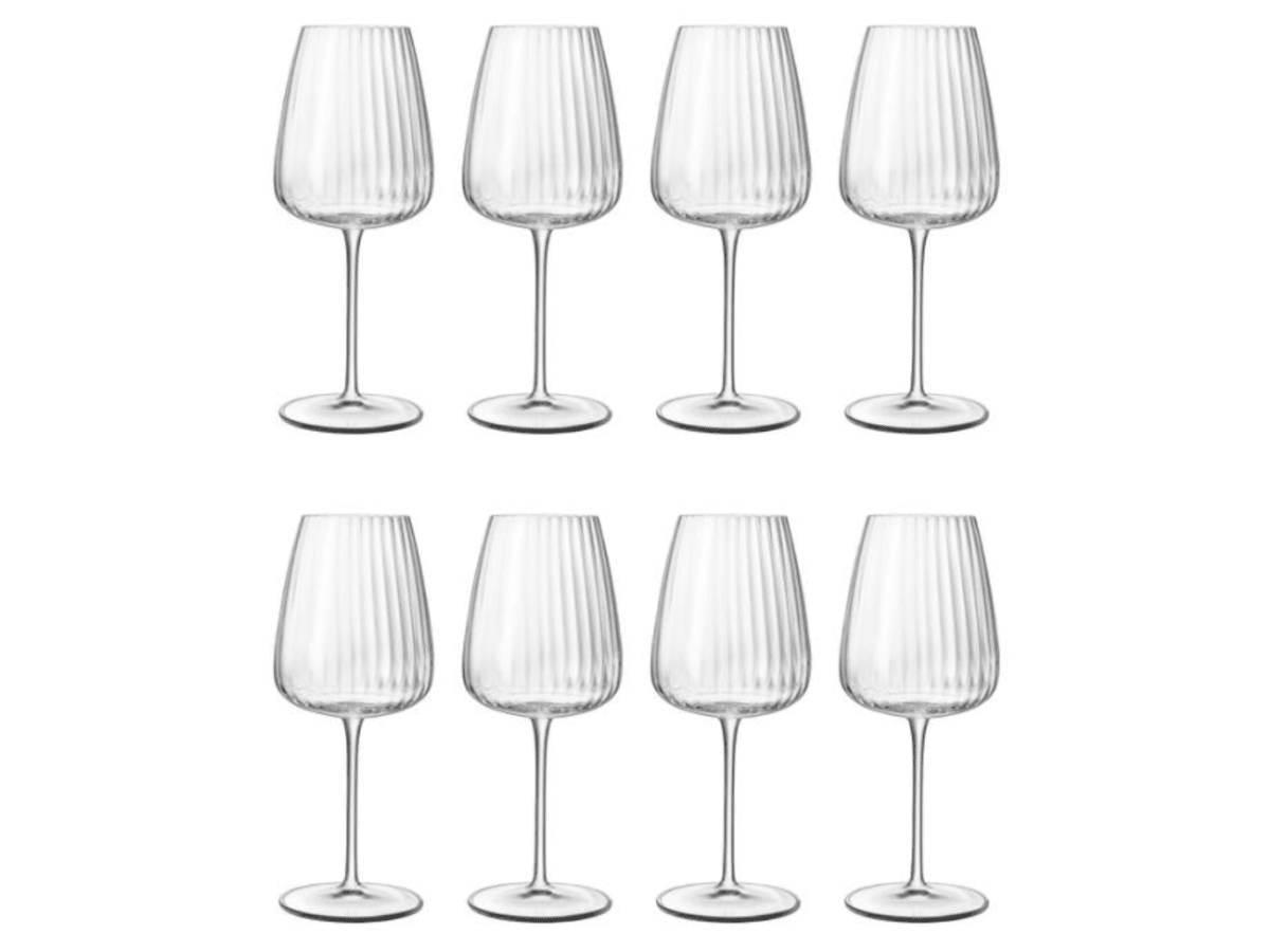 Luigi Bormioli Optica Vitvinsglas, Chardonnay. 8 st