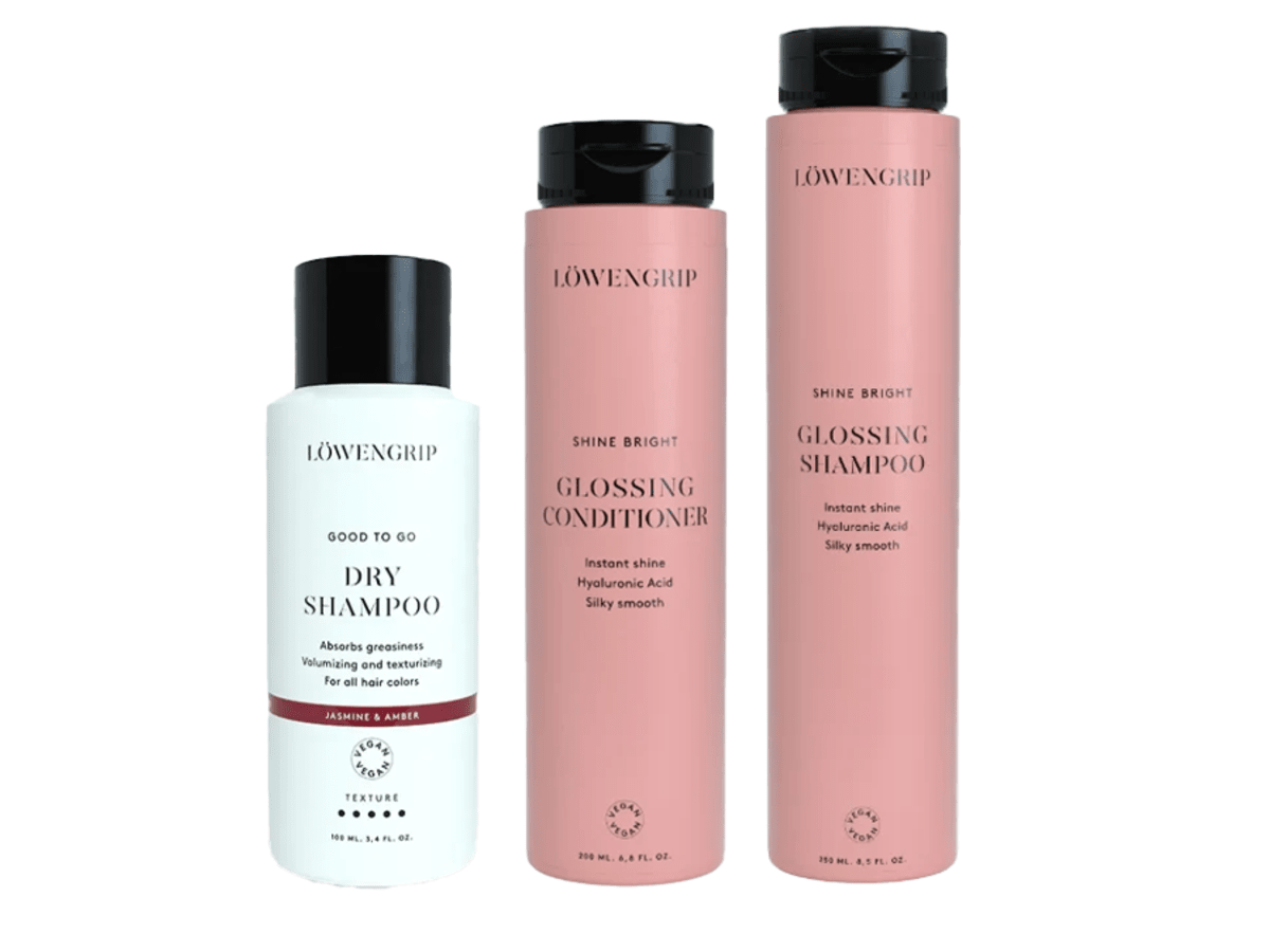 Löwengrip Good To Go Dry Shampoo, glossing shampoo och conditioner
