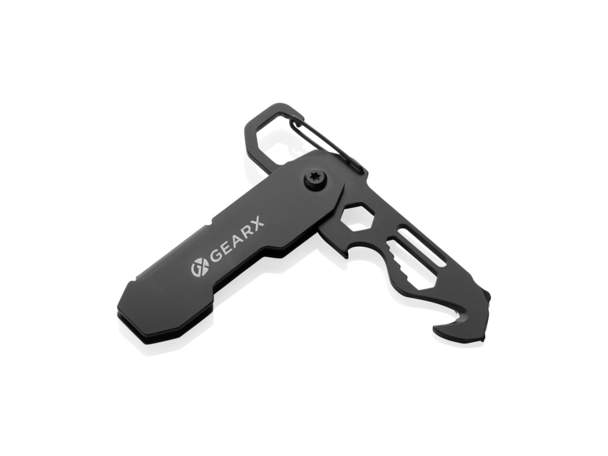 Gear X hopfällbart EDC-verktyg med karbinhake