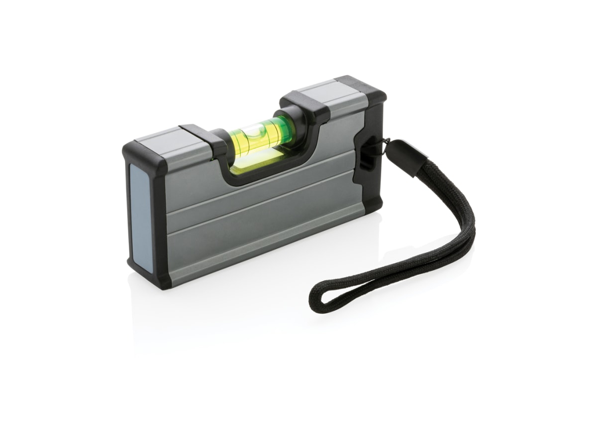 Linjal/vattenpass i fickformat med magnet