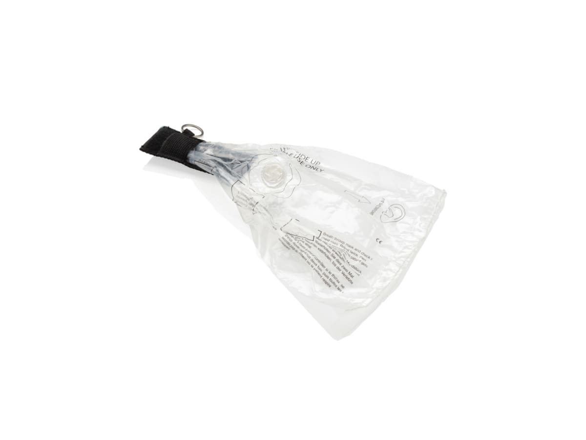 Nyckelring mun mot mun-mask