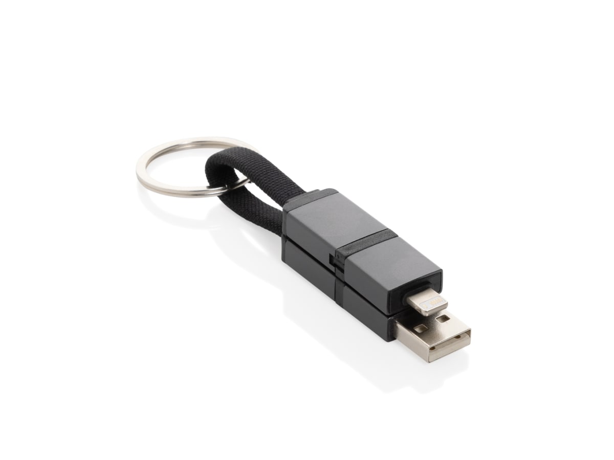 Terra återvunnen aluminium 4 i 1 60W snabbladdningskabel
