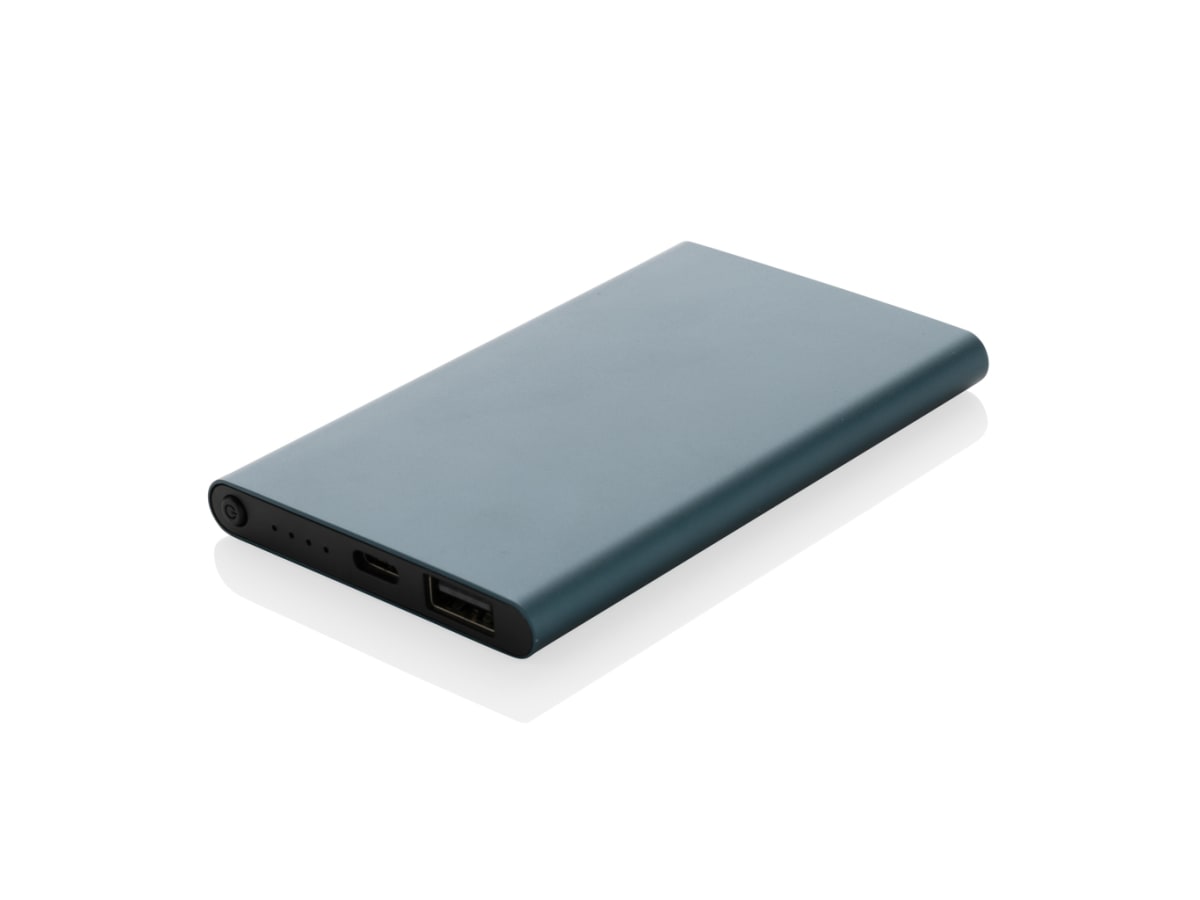 4.000mAh powerbank, type C, RCS återvunnen plast/aluminium