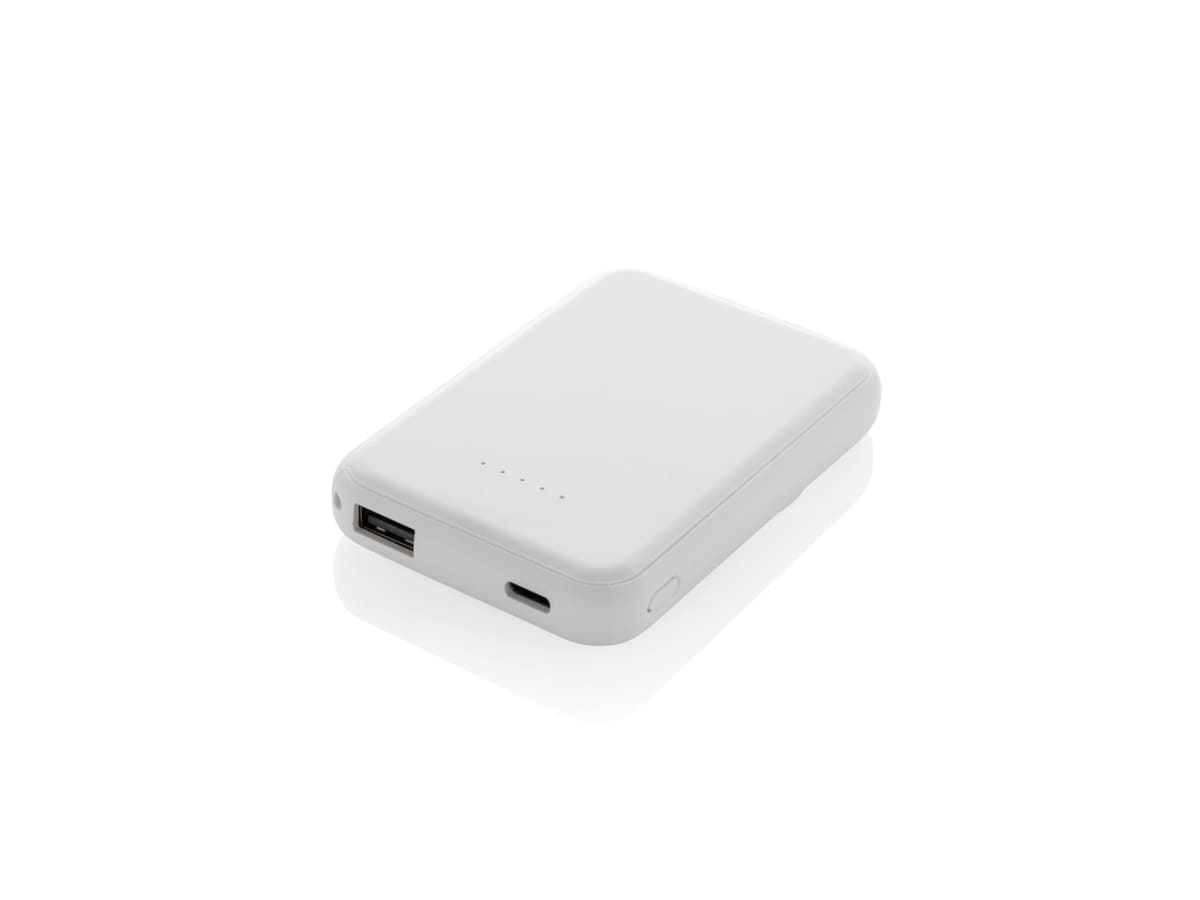 Stellar RCS återvunnen plast 5000 mah 5W magnetisk powerbank