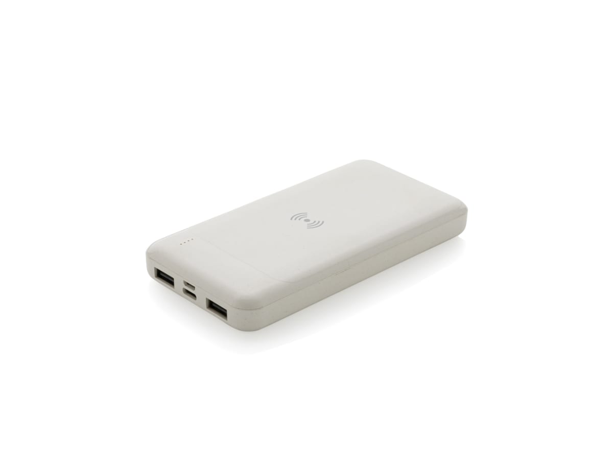Trådlös powerbank i återvunnen plast, RCS standard