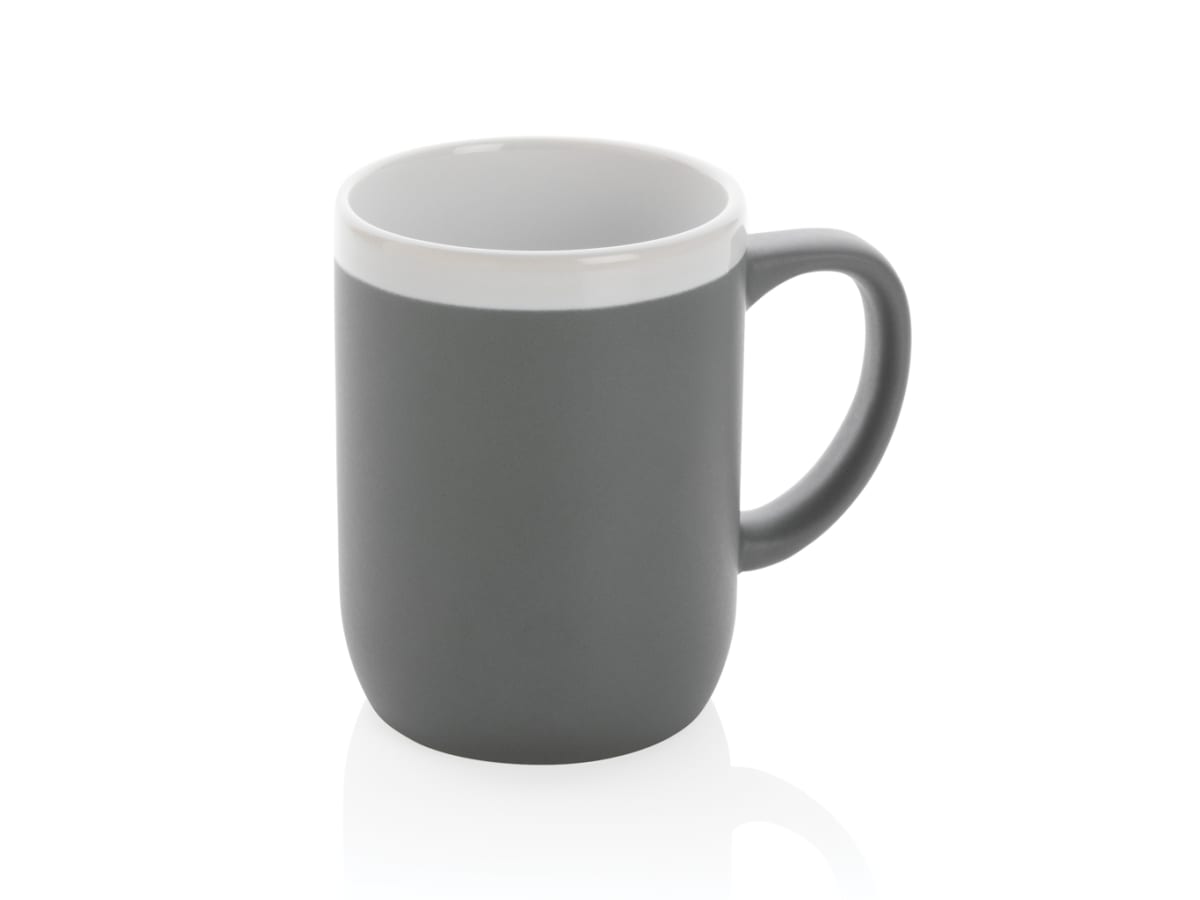 Keramikmugg med vit kant 300 ml