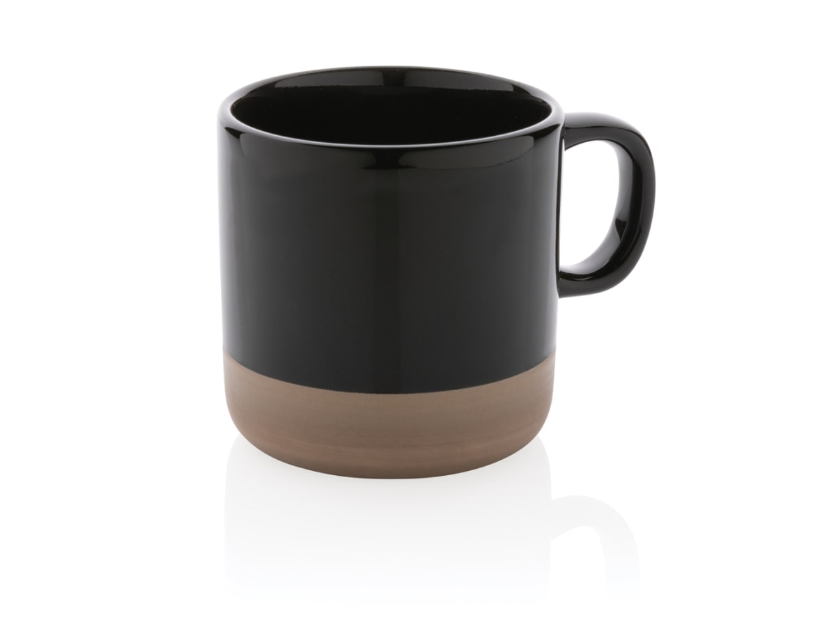 Glaserad keramikmugg 360 ml