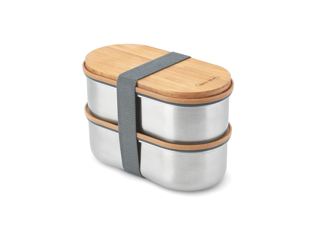 Black+Blum Dubbel Rostfri Bento-låda