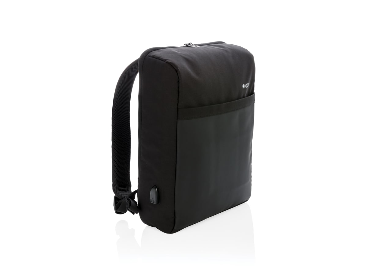 Swiss Peak 15" stöldskyddad RFID & USB-ryggsäck, PVC-fri