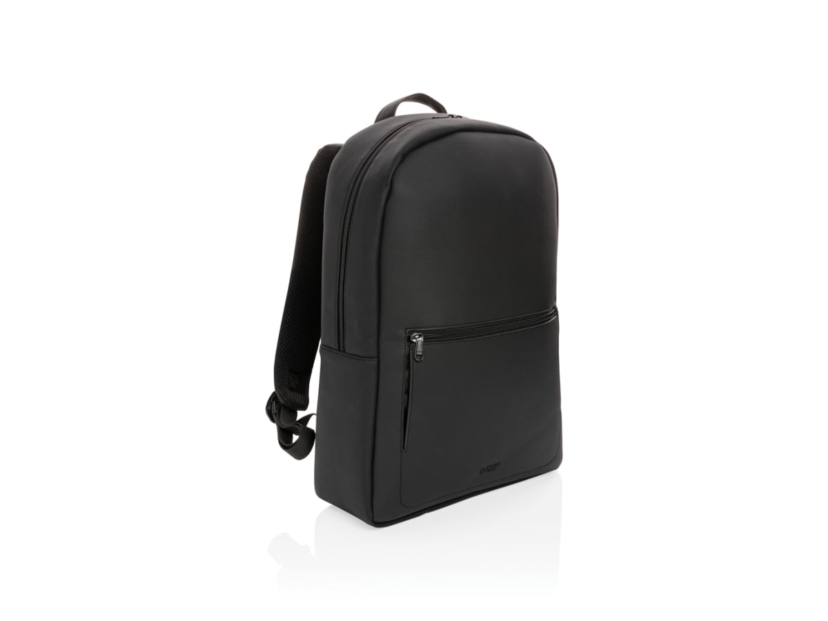 Swiss Peak lyxig laptopryggsäck i PU, PVC-fri