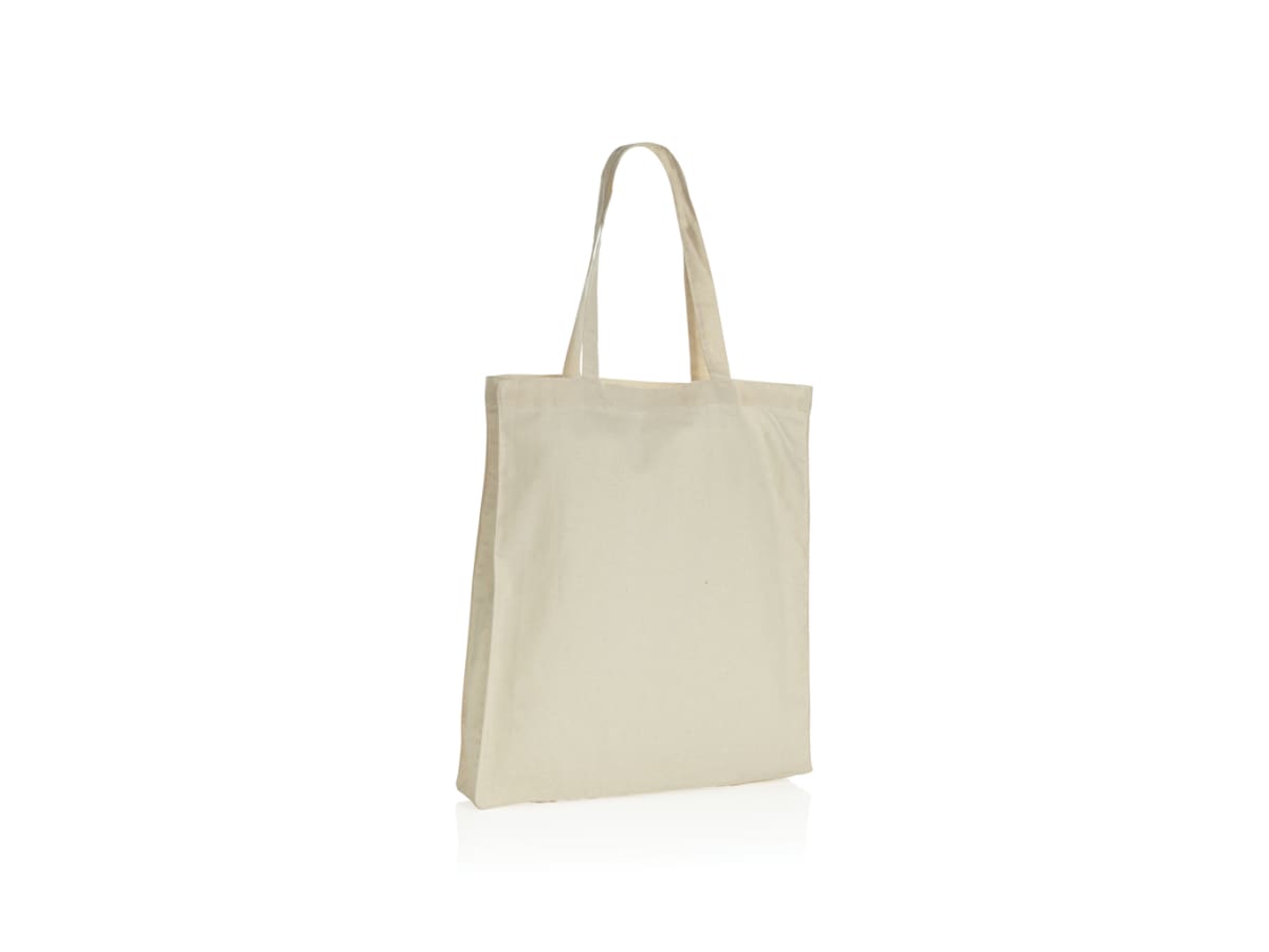 Impact AWARE™ shoppingkasse m. bälg återvunnen bomull 145gr
