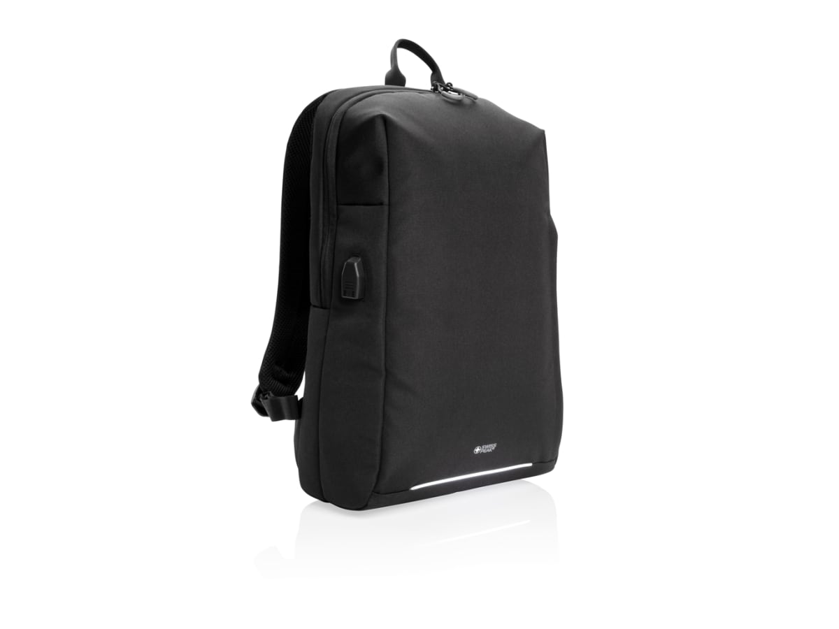Swiss Peak AWARE™ RFID och USB A laptopryggsäck