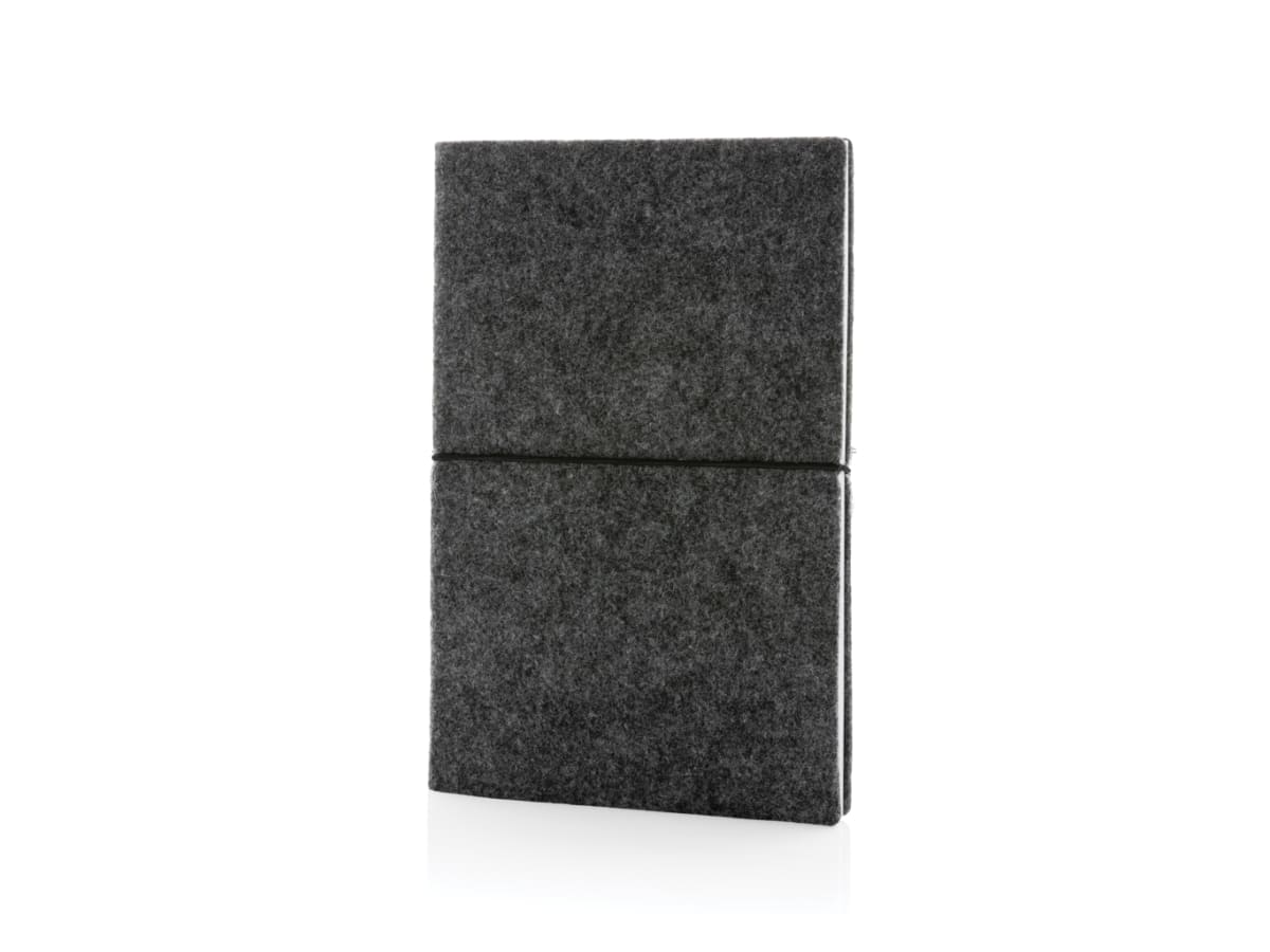 A5 softcover filt anteckningsbok GRS certifierad