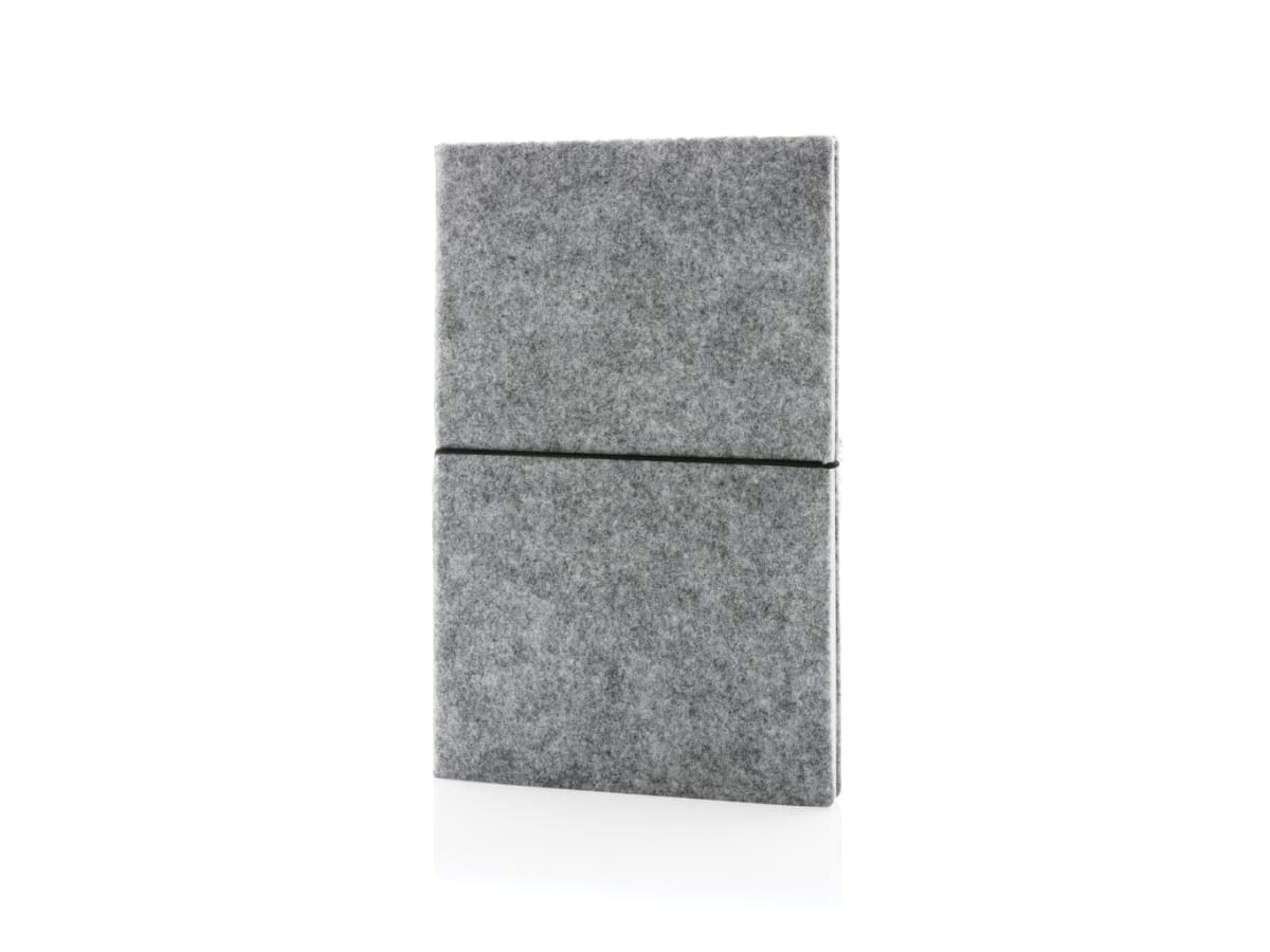 A5 softcover filt anteckningsbok GRS certifierad