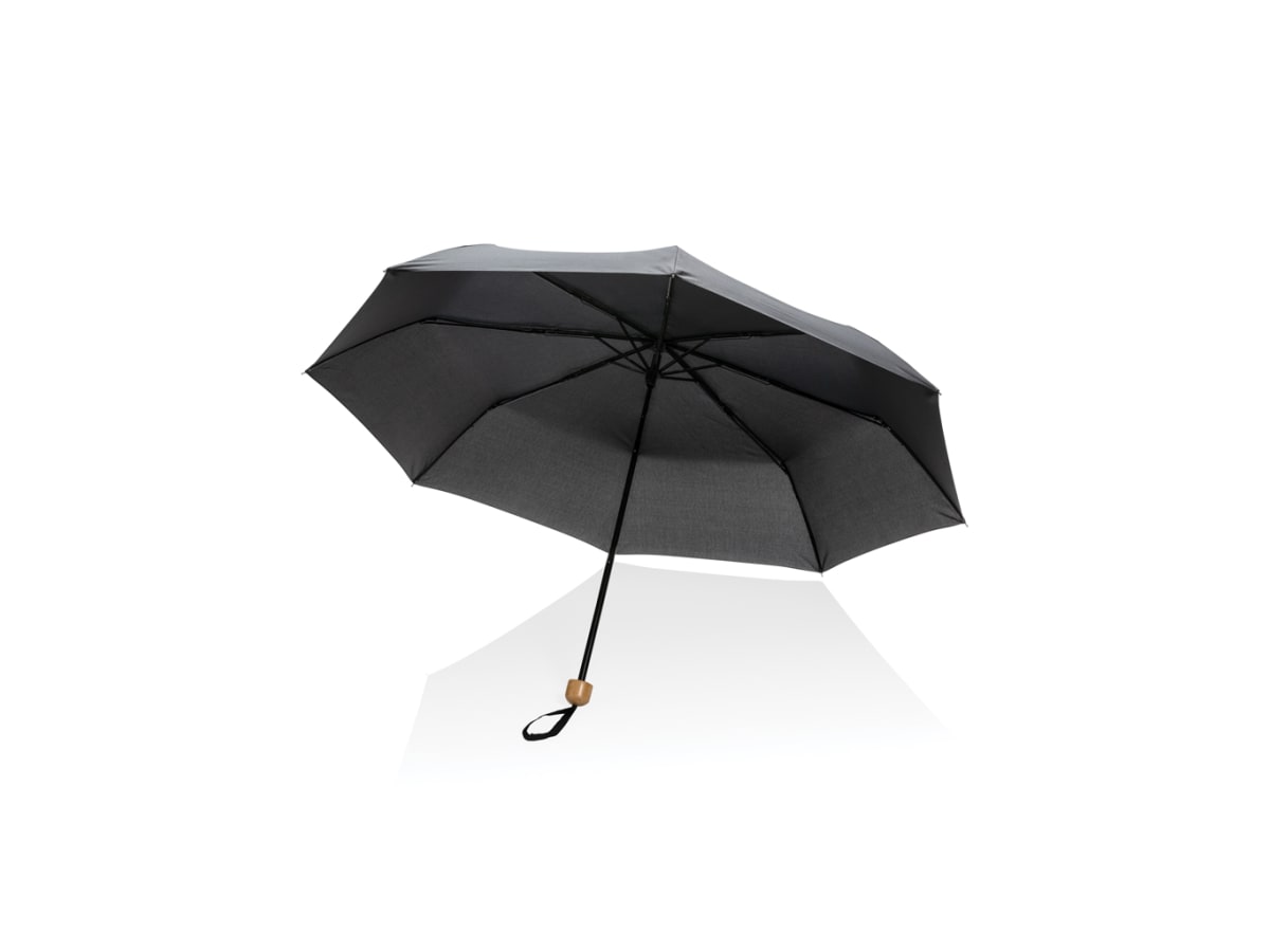 20.5" Impact AWARE™ RPET 190T Pongee paraply bambu