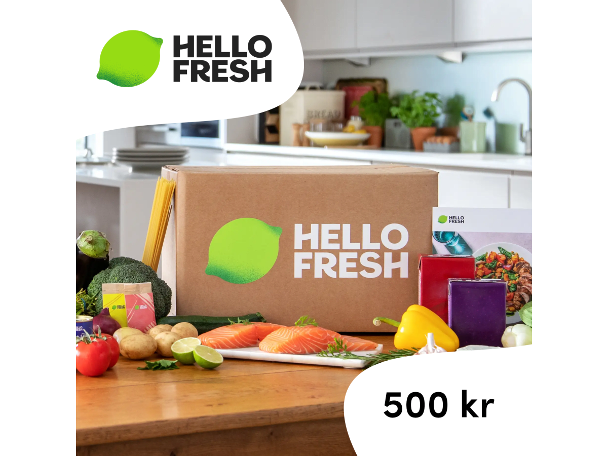 HelloFresh Presentkort - 500 kr