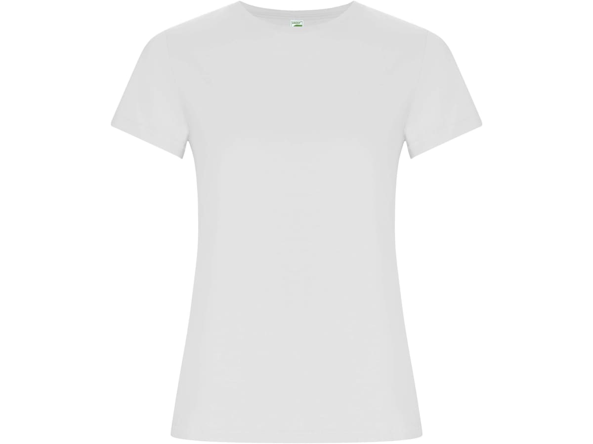 Golden kortärmad T-shirt för dam