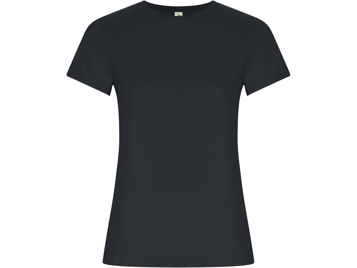 Golden kortärmad T-shirt för dam