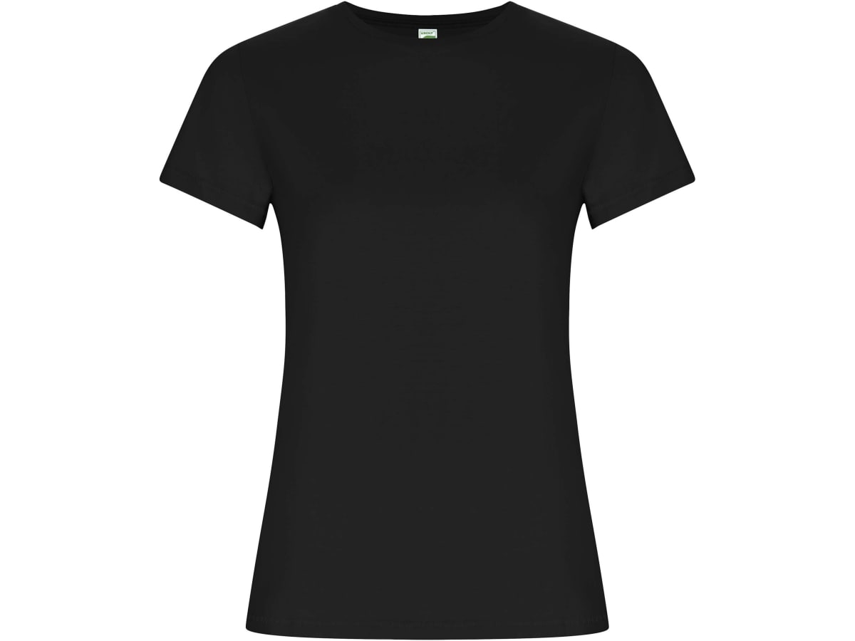 Golden kortärmad T-shirt för dam
