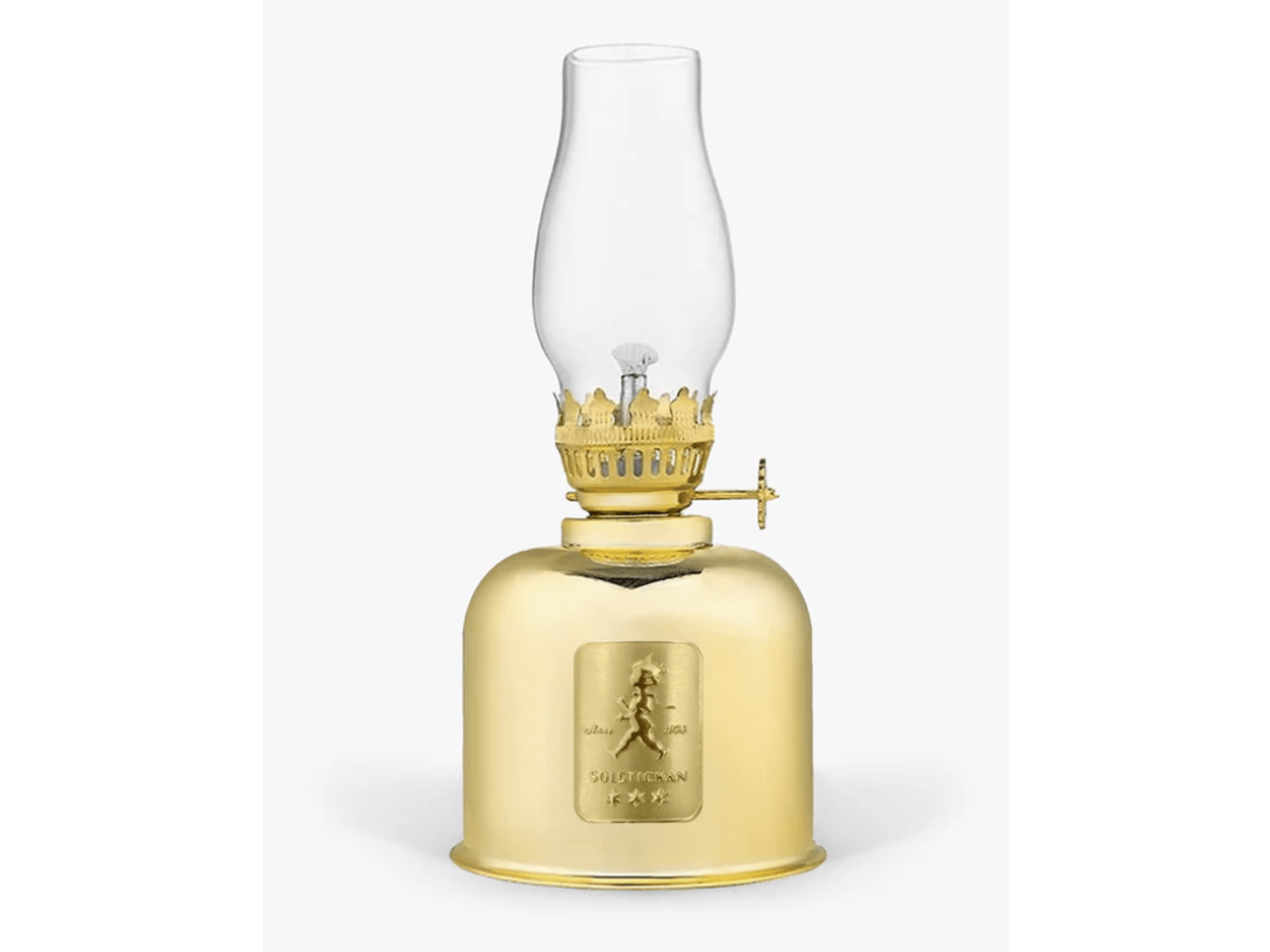 Fotogenlampa - guld