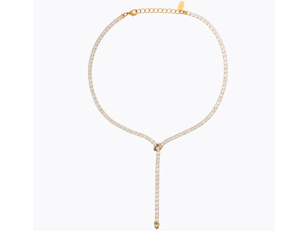Together With You Necklace - Crystal Silk/Gold