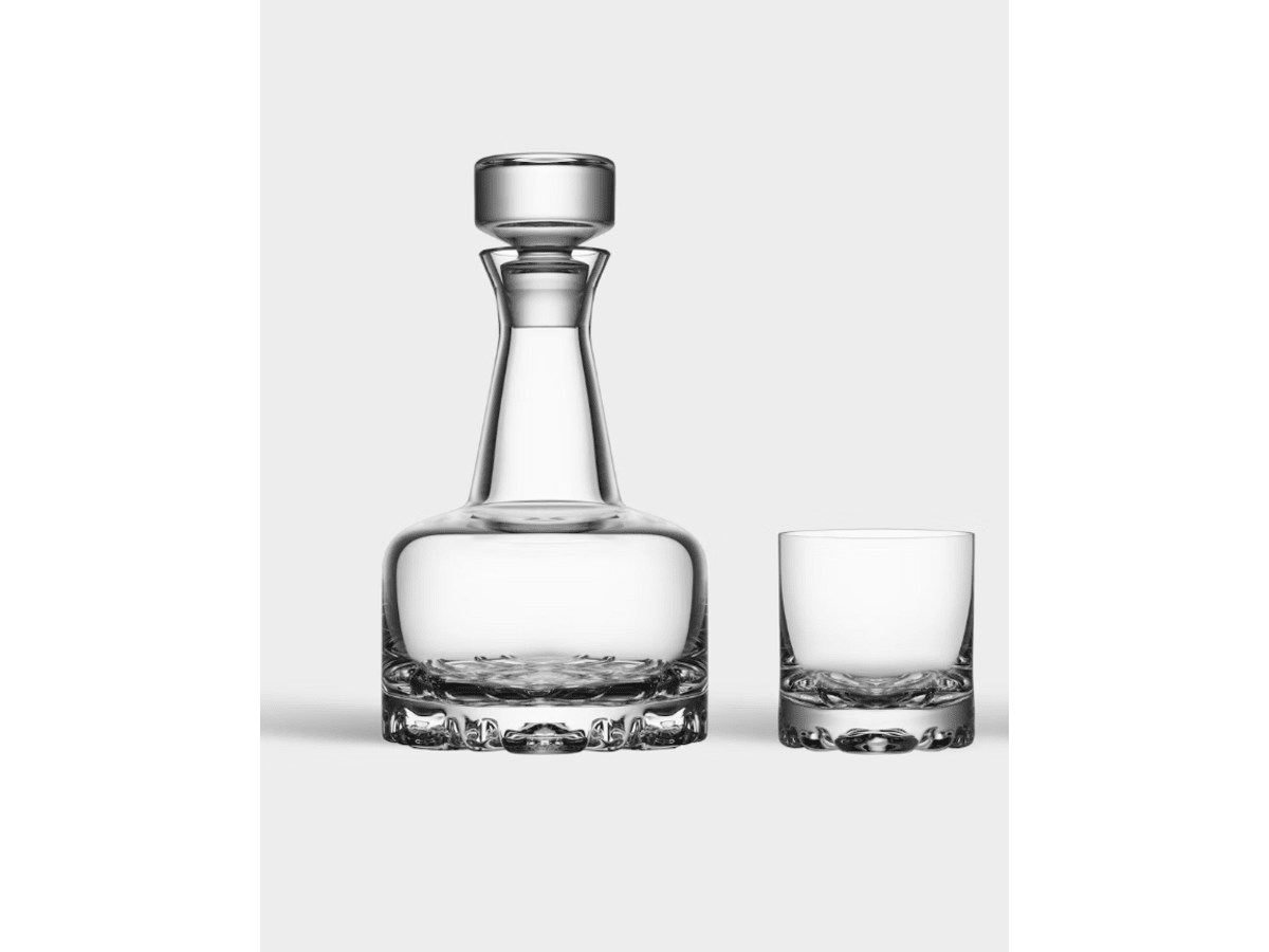 Erik karaff 78cl & double old fashioned glas 34cl, 2 styck