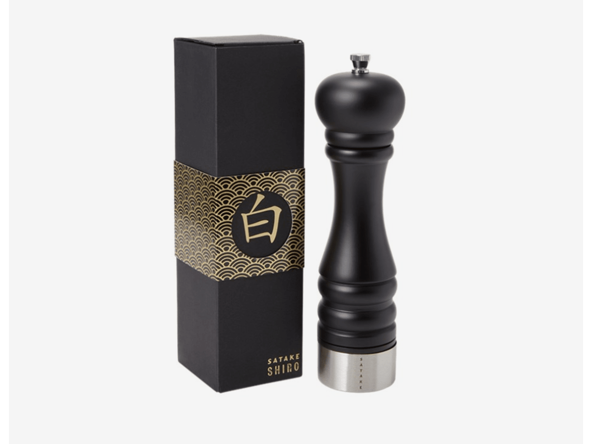 Satake Shiro Kryddkvarn svart 25 cm