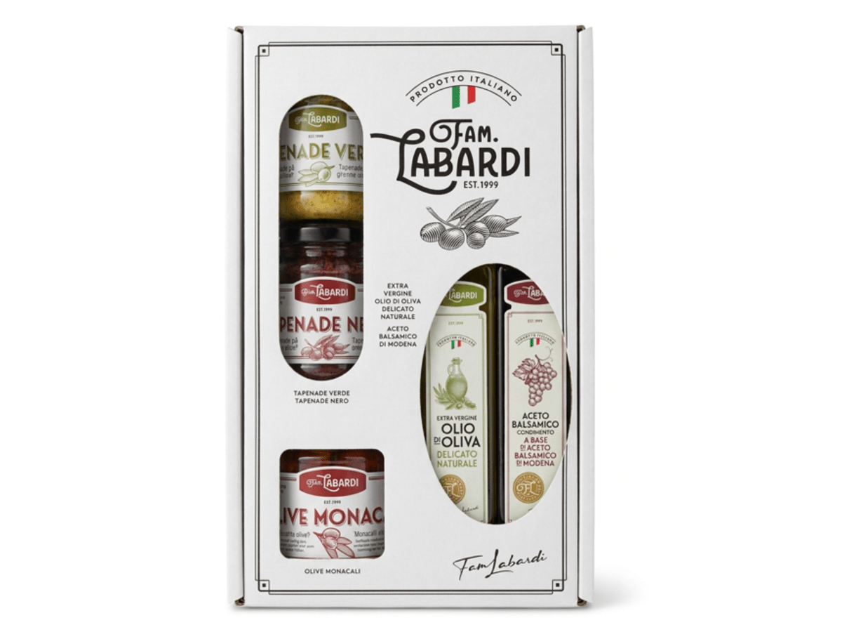 Italiensk deli i presentask