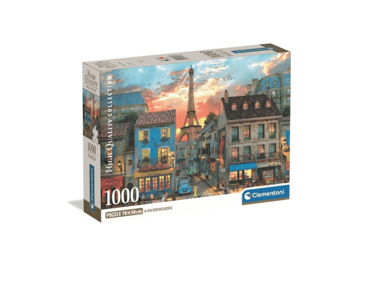 Pussel 1000 bitar Streets Of Paris - High Quality Collection