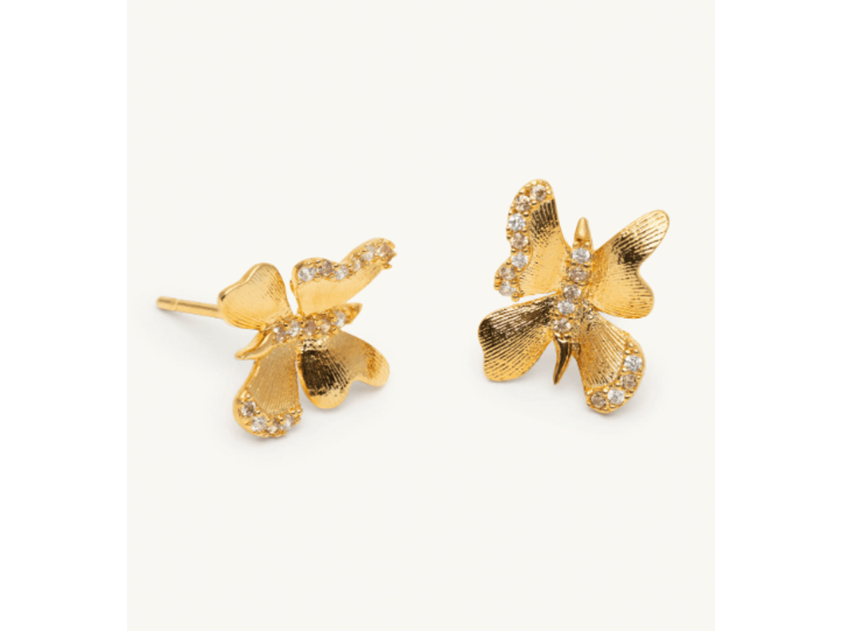 Brigitte earrings – Champagne mist