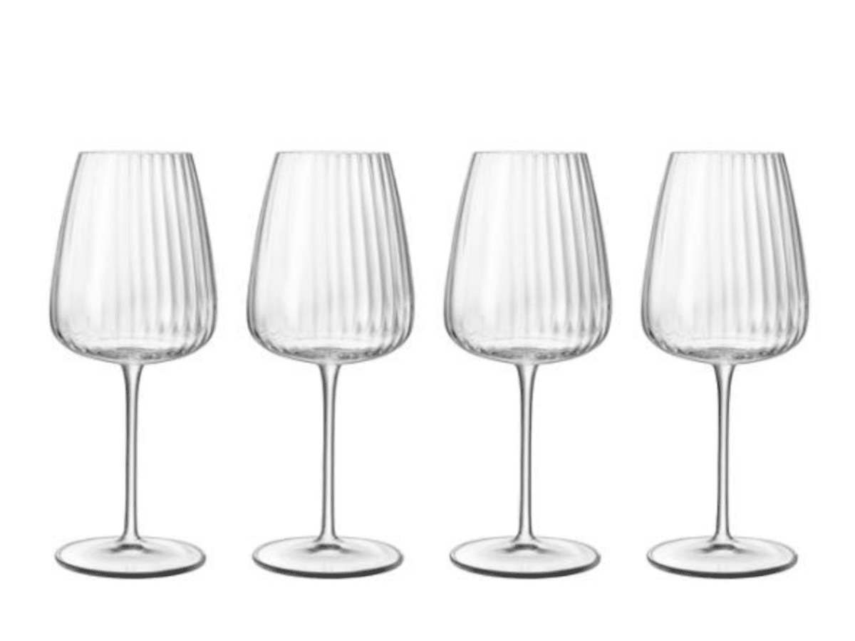 Luigi Bormioli Optica Vitvinsglas, Chardonnay. 4 st