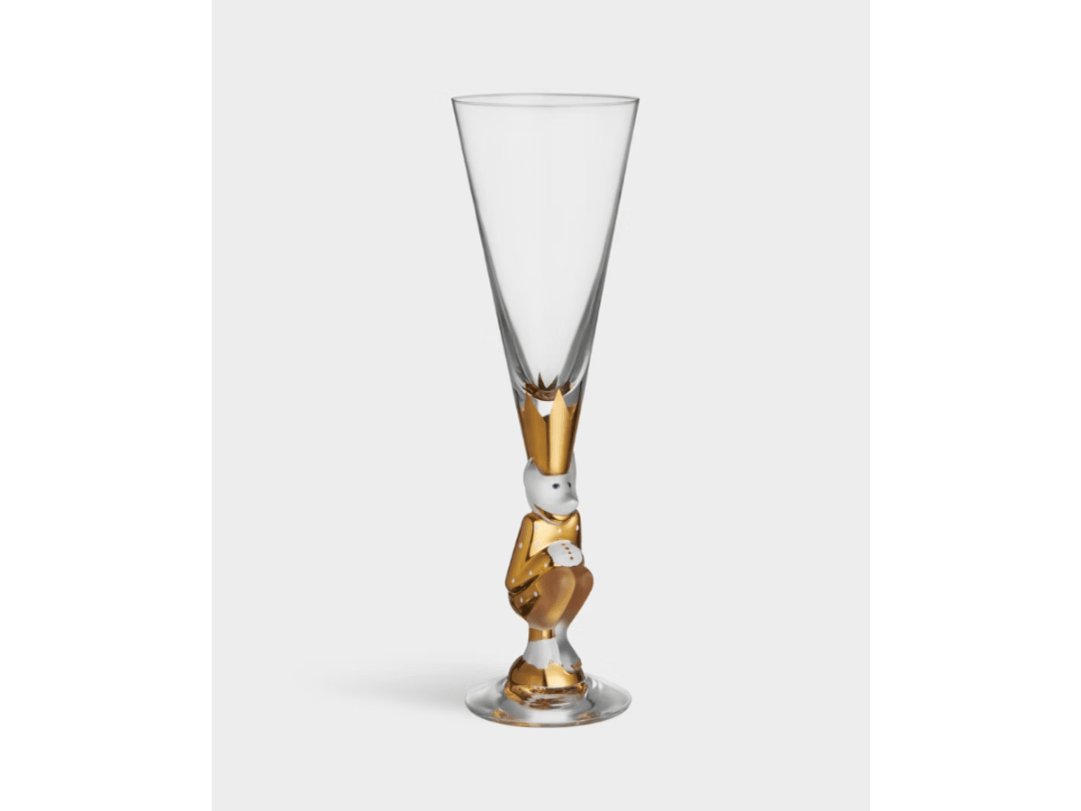 The sparkling devil champagneglas guld 19cl