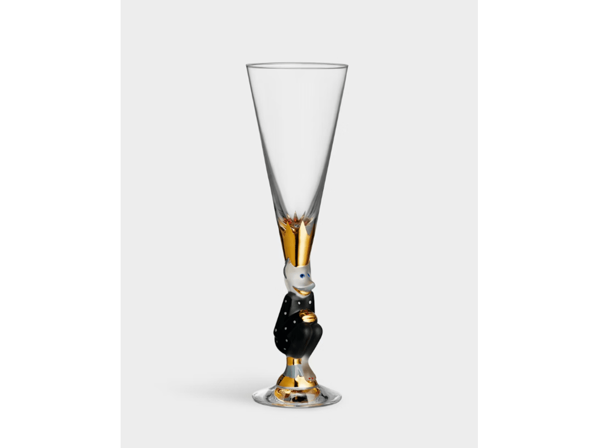 The sparkling devil champagneglas mörkgrå 19cl